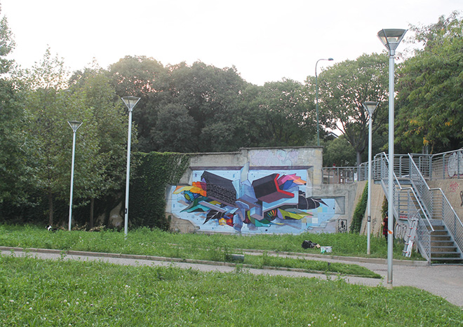 ETNIK - Untitled, murale a Torino, 2020