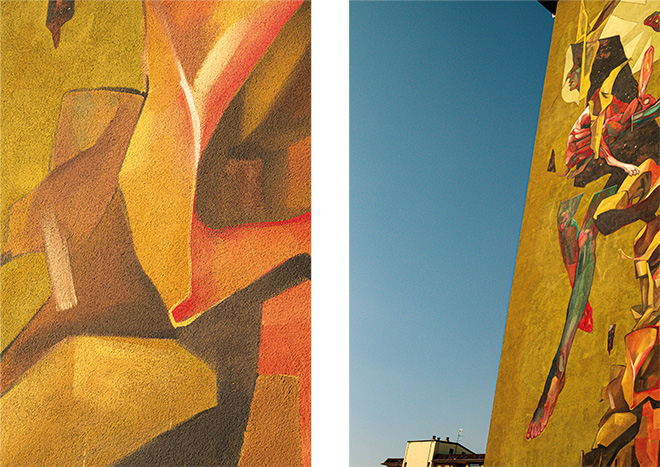 HOWLERS CREW - Alice in borderland, mural for (Without Frontiers, Lunetta a colori), Mantova, Italy, 2020