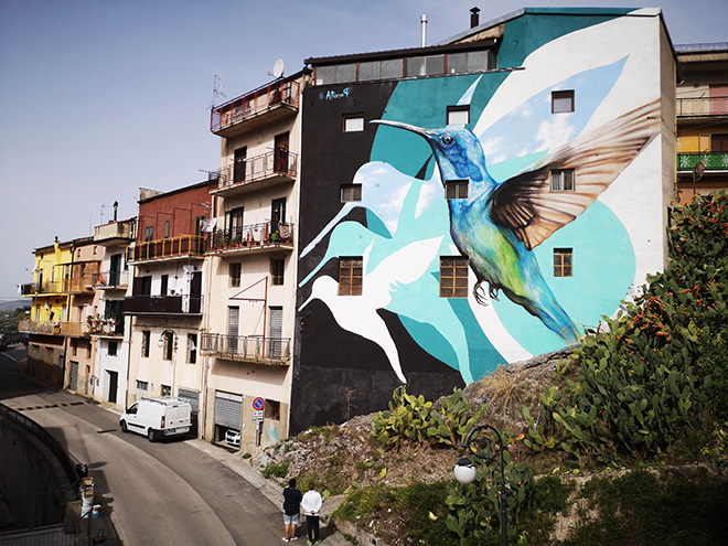 Antonino Perrotta - OSA Around, Operazione street art a Vietri di Potenza