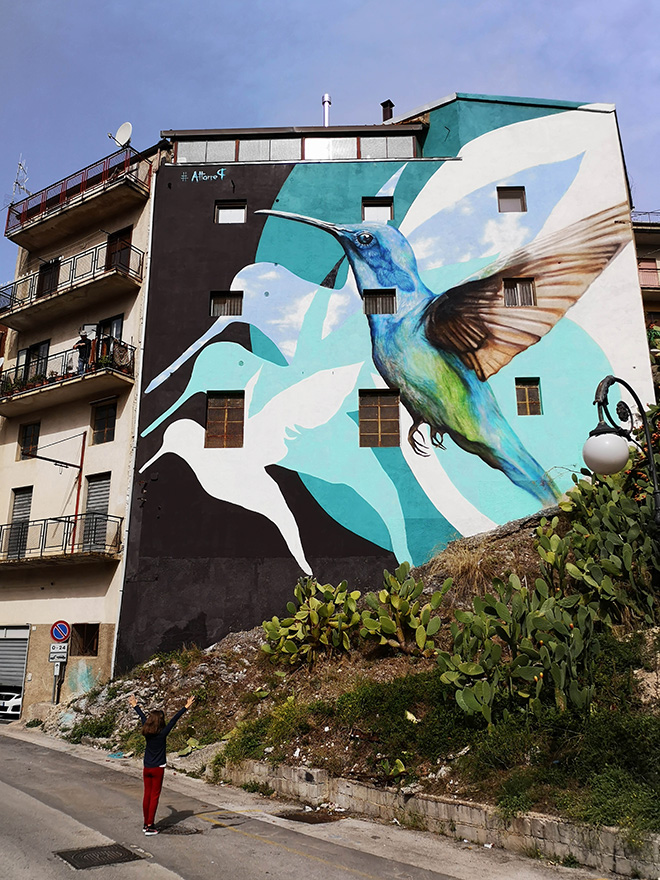 Antonino Perrotta - OSA Around, Operazione street art a Vietri di Potenza