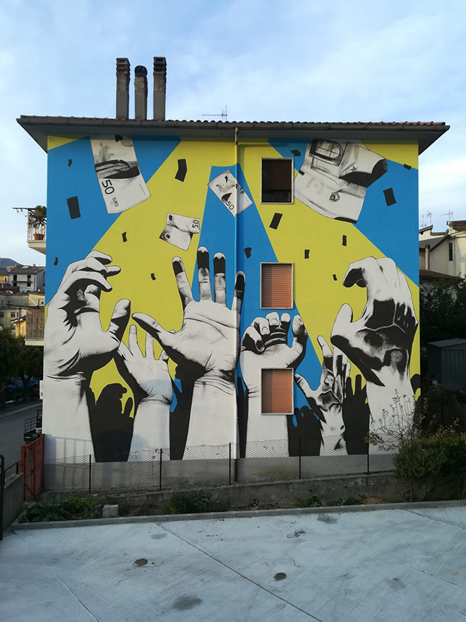 Riccardo Buonafede - OSA Around, Operazione street art a Vietri di Potenza