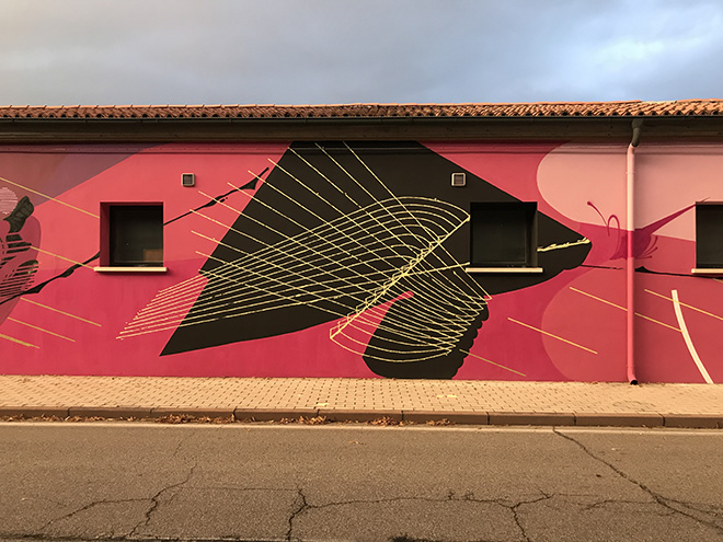 Corn79 - Murale quartiere Te Brunetti (Ingresso Quartiere), Mantova