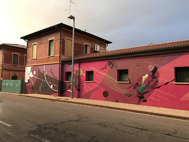 Corn79 - Murale quartiere Te Brunetti (Ingresso Quartiere), Mantova