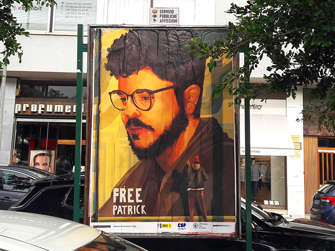 “Free Patrick Zaki, prisoner of conscience” – Poster For Tomorrow 2021