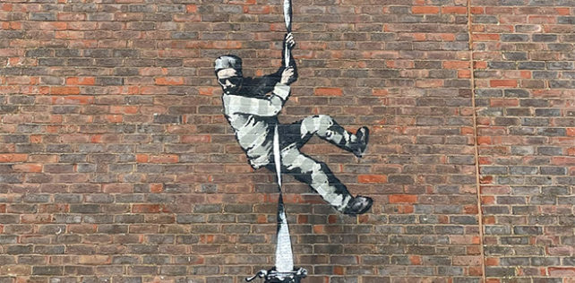Banksy - ESCAPE, Reading Prison, England Banksy – ESCAPE, Reading Prison