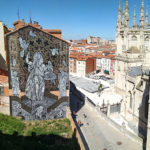 Monkeybird – “Mymesis, beings and places”. Murale alla Cattedrale di Burgos