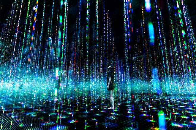 teamLab - Reconnect, Ephemeral Solidified Light