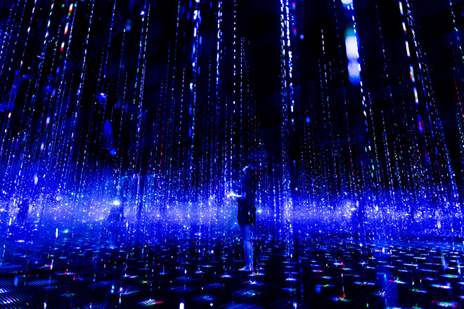 teamLab - Reconnect, Ephemeral Solidified Light