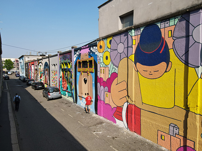 Muro Urban Art Poli Urban Colors 2021. Photo credit: Luca Rancy