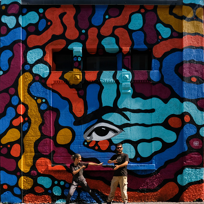 Pensiero Fluido, Nabla, Zibe - Poli Urban Colors 2021. photo credit: Giovanni Candida, Walls Of MIlano