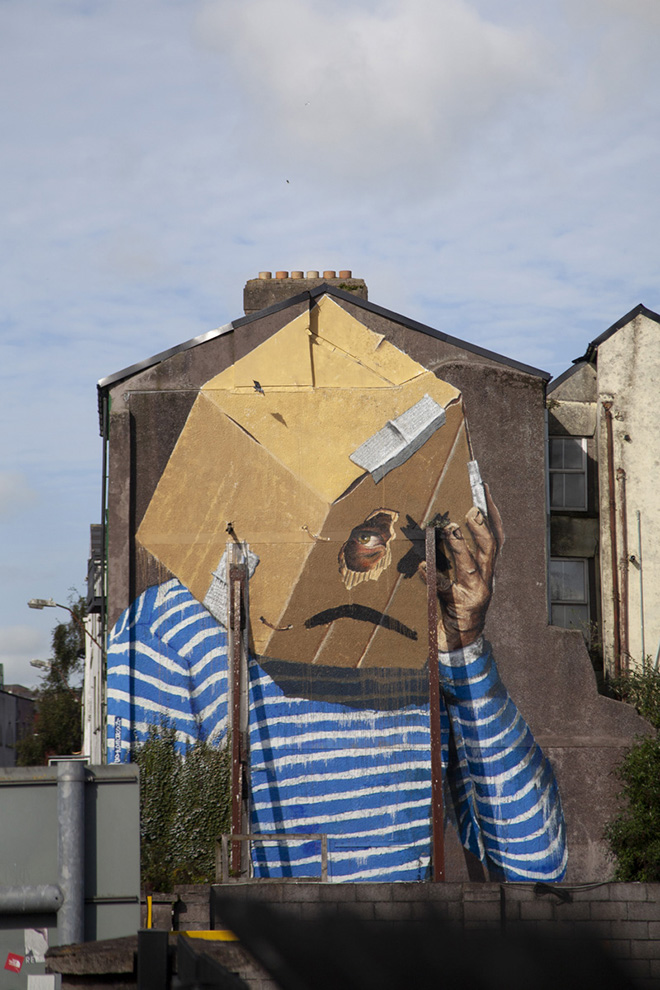 Asbestos - What is home? Mural in Cork (Ireland) for Ardu Street Art