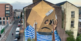 Asbestos - What is home? Mural in Cork (Ireland) for Ardu Street Art