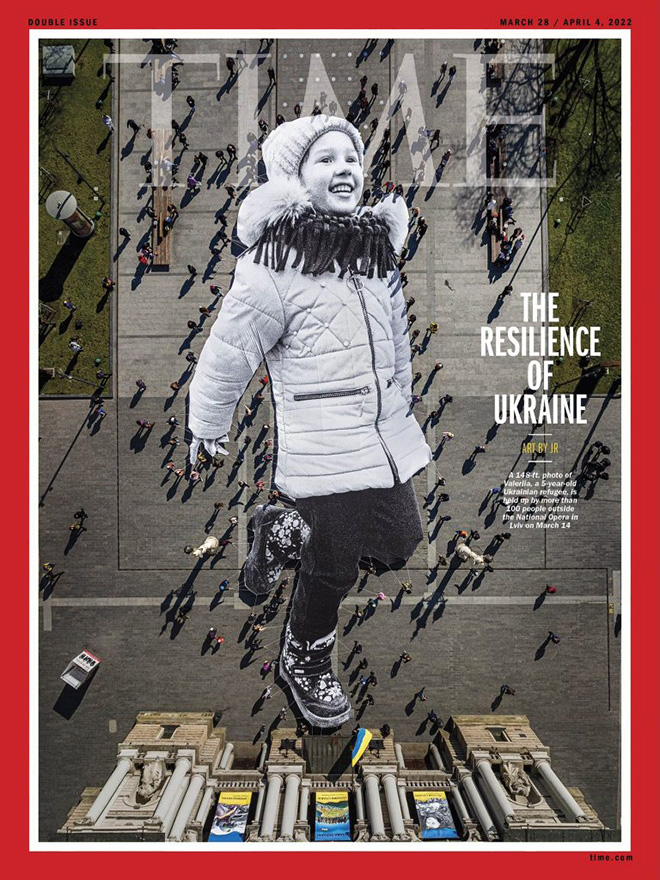 JR - The Resilience of Ukraine, TIME's cover