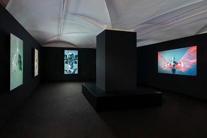 Anyma - Let's Get Digital - NFT e nuove realtà dell'arte digitale, installation view, Palazzo Strozzi, Firenze. Photo credit: ©Ela Bialkowska OKNO studio