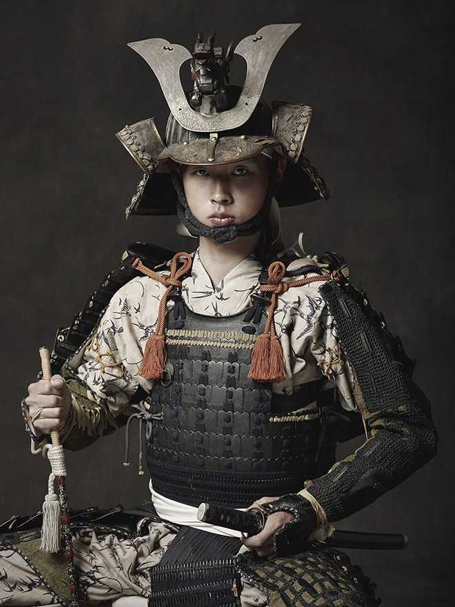 Ryotaro Horiuchi (Japan) - Title of the image: Cavalry warrior. Title of the series: Descendants of Samurai. AAP Magazine #24: Portrait.