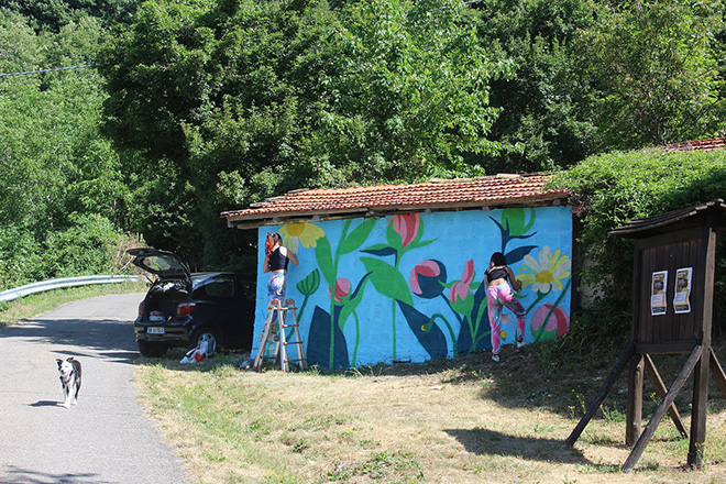 Sulle tracce delle farfalle - Nuovi graffiti a Mossale, il Borgo degli Artisti