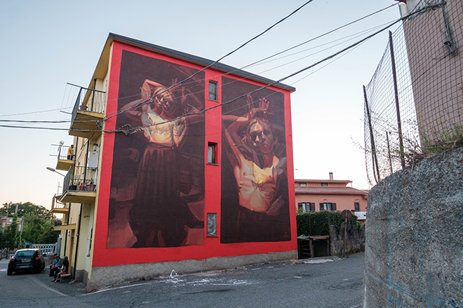 MILU CORRECH - Murale a Carlopoli, GULÌA URBANA