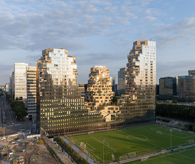 MVRDV Architecture  - Valley, Zuidas Amsterdam. photo credit: © Ossip van Duivenbode