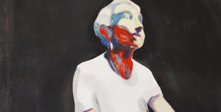 Matteo Casali - Intangibile, 2021, tecnica mista su tela, 90 x 90 cm