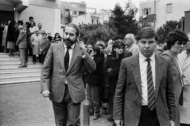 ©Fabio Sgroi - Chronicles of the Newspaper L’ora Palermo 1985-1988. 15 marzo 1986. Il magistrato Giovanni Falcone.