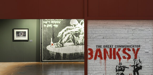 THE GREAT COMMUNICATOR. BANKSY – Unauthorized exhibition