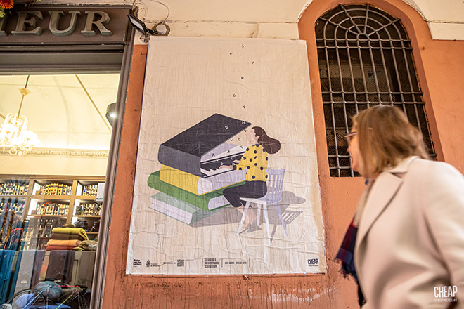 CHEAP + Giulia Neri: Non leggere qui! Patto per la Lettura di Bologna, 2022. Photo credit: Margherita Caprilli