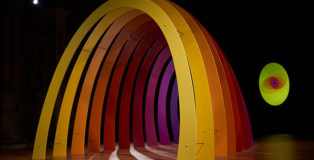Jan Kalàb - Anatomy of Rainbow, installation site-specific, Ex-Chiesa di San Mattia, Bologna