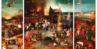 Jheronimus Bosch - Trittico delle Tentazioni di sant’Antonio, 1500 circa. Olio su tavola, Lisbona, Museu Nacional de Arte Antiga © DGPC/Luísa Oliveira.