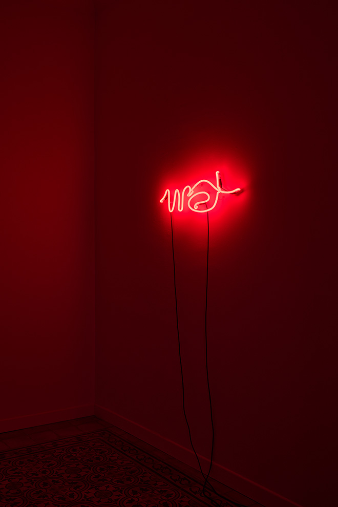 Marina Cavadini - Eat Me, installation view, The Address gallery. Ph © Alberto Petrò