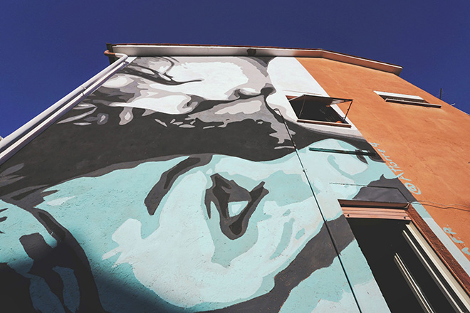 Attorep - Ridurre le diseguaglianze, murale a Roma per Street Art for Rights