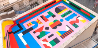Camilla Falsini - Alfabeti x ART STOP MONTI: FUTURA, Roma. Photo credit: Visioni Parallele, @pan.demos Camilla Falsini – “Alfabeti” x ART STOP MONTI: FUTURA