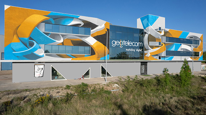 Peeta - Rings, Geotelecom Marketing Digital, Burgos (Spain). Photo credit: Rodrigo Mena Ruiz