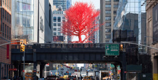 Pamela Rosenkranz - Old Tree, High Line Plinth, New York. Rendering courtesy of the artist