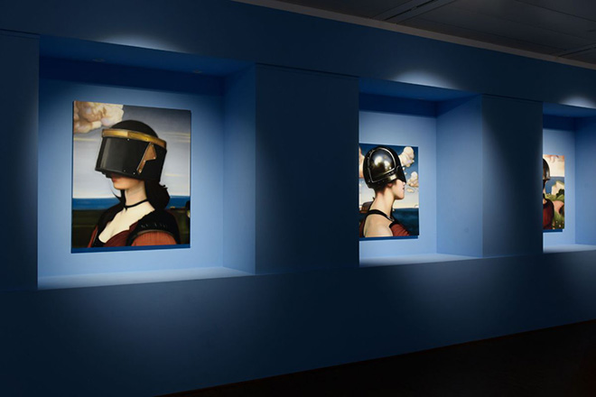 Andrea Ravo Mattoni - RenA.I.ssance. Painting and Artificial Intelligence, installation view, Artrust, Melano