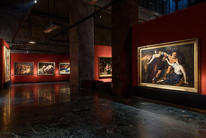 Artemisia Gentileschi a Napoli, installation view, Gallerie D'Italia
