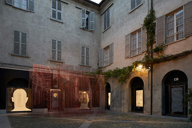 Gonzalo Borondo - Substratum, SpazioC21 in Palazzo Brami, Reggio Emilia.  Photo credit: Fabrizio Cicconi