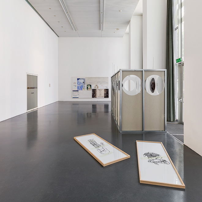 Costanza Candeloro & Gritli Faulhaber, C & G, installation view at Istituto Svizzero, Milano, 2023.  Photo © Giulio Boem