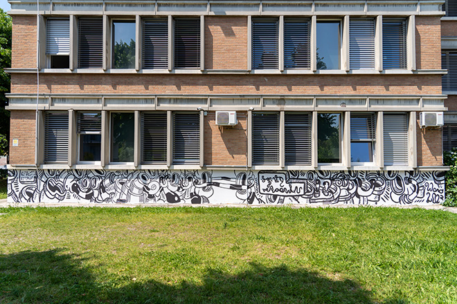 Waro - I.T.E.T Girardi Cittadella (PD), Super Walls, 2023. Photo credit: Mirco Levorato