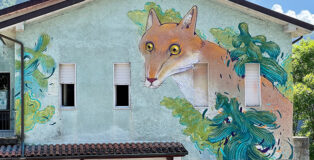 Hitnes - Murale a Castiglione di Garfagnana (LU)