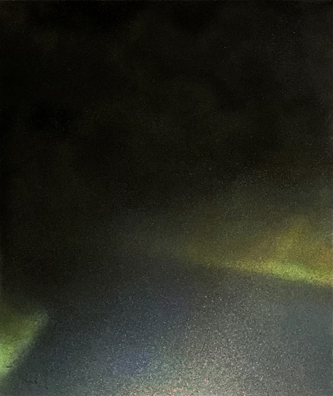 ERON - Painting 24123, spray paint on canvas, 60 x 50 cm, 2023
