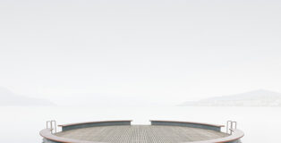 Martin Annand –  Ashored, Lake Genva Platform, 1st place, Long exposure category, Minimalist photography awards 2023