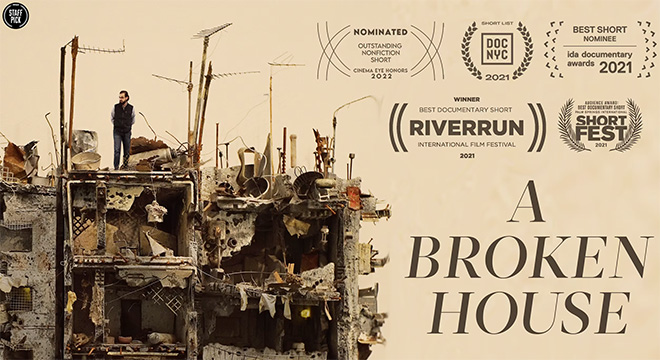 “A Broken House” – La guerra, l’orrore, la nostalgia, l’arte come terapia. Il documentario sulla vita di Mohamad Hafez