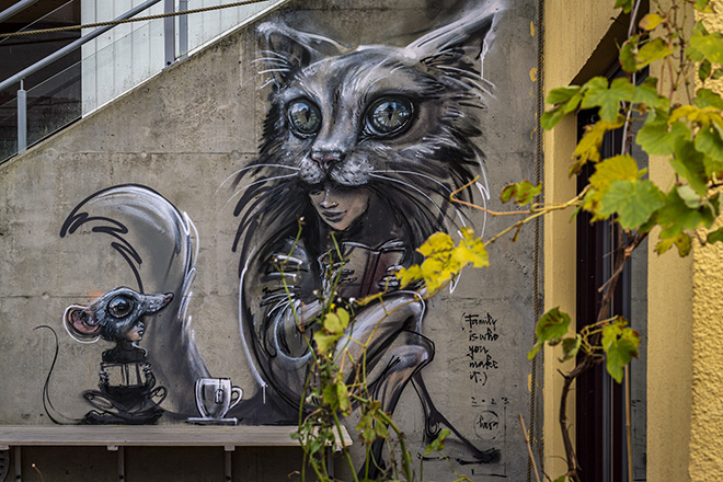 Hera - Mural, Stavanger. Photo credit: @bktallman