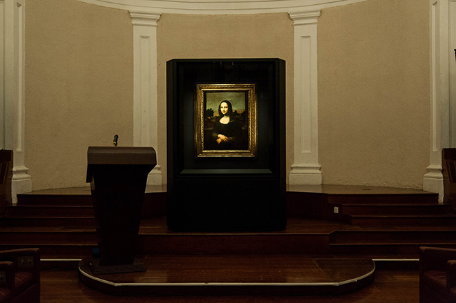 Leonardo Da Vinci - La Prima Monna Lisa, installation view