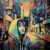 Alice Pasquini - In the meantime, tecnica mista su tela, 110x110