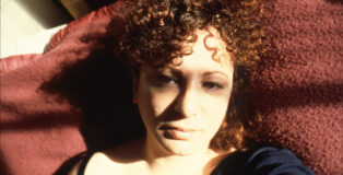 Nan Goldin, Self-portrait with eyes turned inward, Boston, 1989. © Nan Goldin.