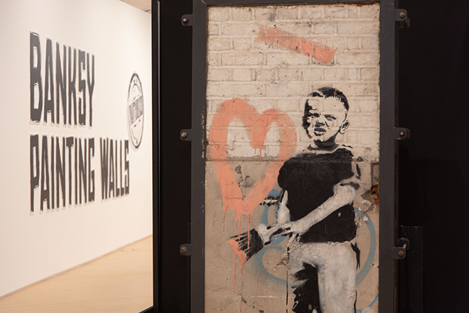 Banksy - Heart Boy, installation view, M9 - Museo del ‘900 di Mestre