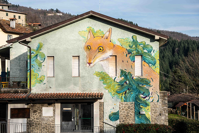 Hitnes - Murale, Castiglione di Garfagnana
