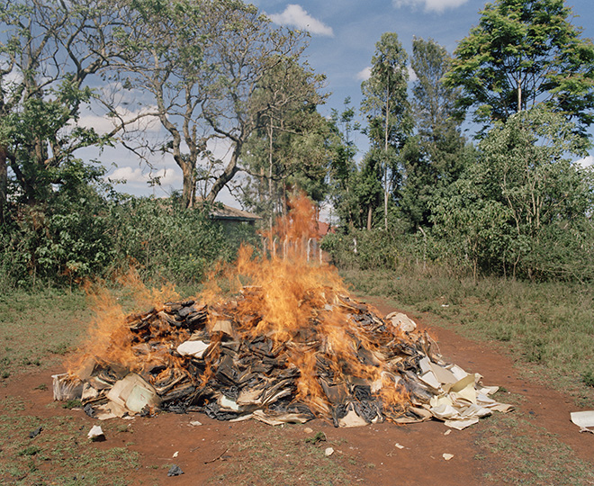 © Max Pinckers/Michiel Burger - Nyeri County Archives, Nyeri Museum, Ruringu, Kenya, 2015. From the series State of Emergency, Max Pinckers et al. (2014-2024)