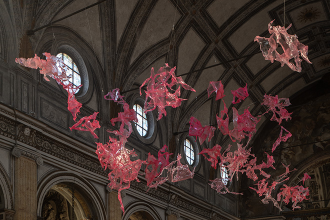 Aljoscha + Tempesta Gallery - Opera site-specific nella chiesa di Santa Maria degli Angeli, Milano. Photo credit: Roberto Conte @ilcontephotography
